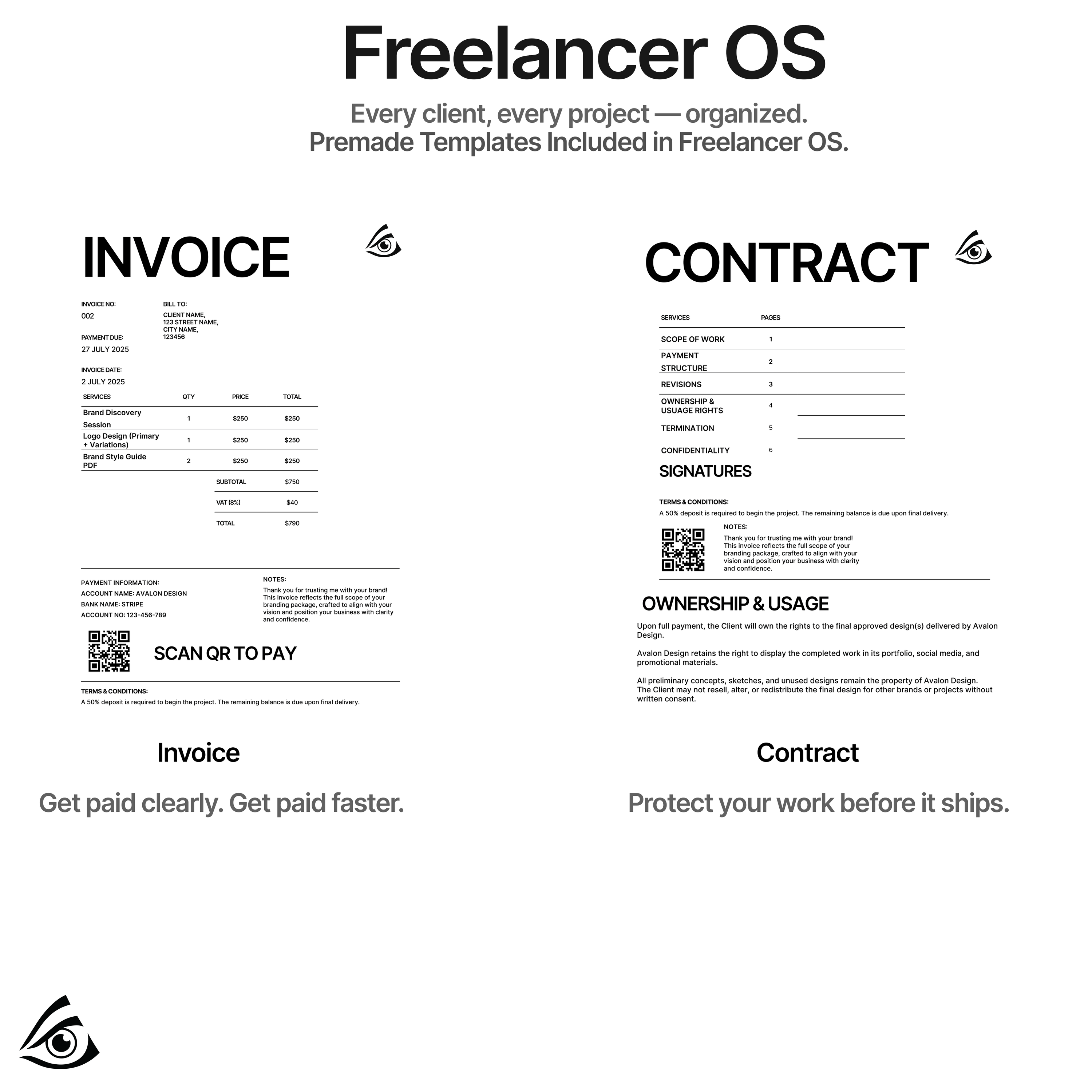 Freelancer OS (all-in-one template)